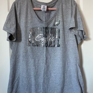 Eagles NFL Team Apparel Women's Gray Shirt